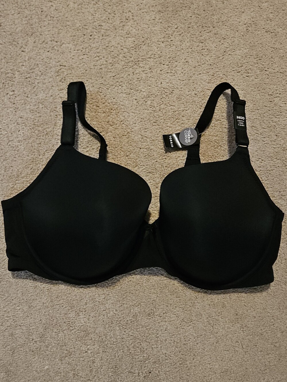 torrid Black Smooth Underwire T-Shirt Bra